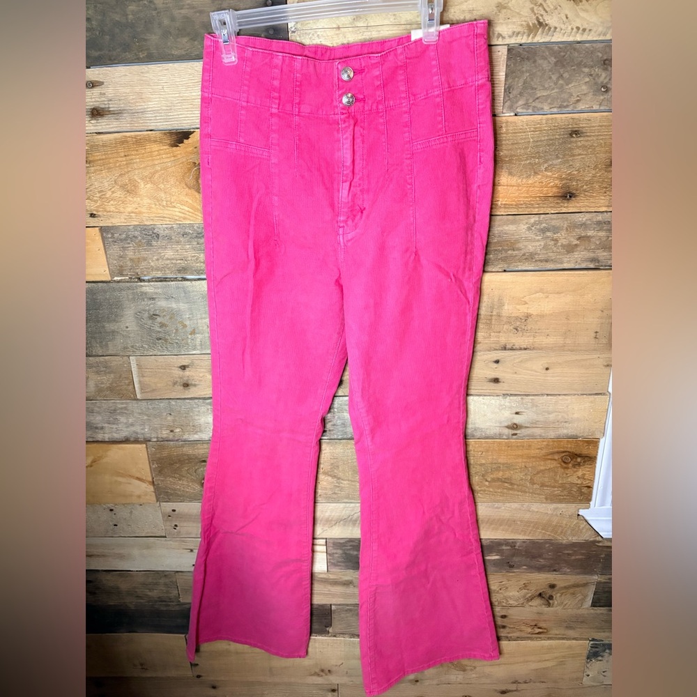 We The Free Bright Pink Boot Cut Jeans